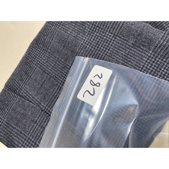 J. Crew Mens Gray Glen Plaid Wool Blazer Size 40S 2Button Notch Lapel Lined Blue - Picture 12 of 16